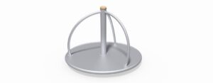 Merry-go-round, Ø1,5 m, stainless steel