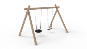A-frame Swing with Tire and Safety Seats