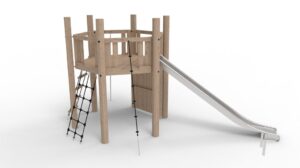 Climbing Tower System 6 with Floor and Slide