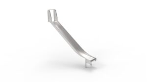 Slide H175-200, W50, ears with grab bar