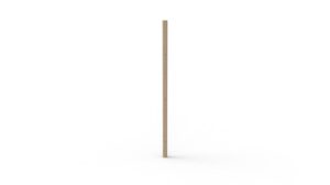 Post for sunshade, robinia, 3 m Ø8-12 cm