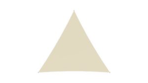 PE triangular sunshade, 4x4x4 m