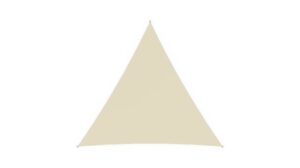 PE triangular sunshade 3.6×3.6×3.6 m