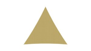 HDPE triangular sunshade 5x5x5 m