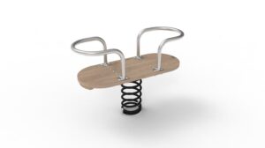 Seesaw with 2 handles