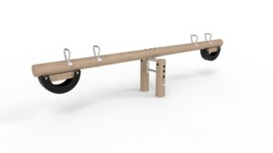 Seesaw with steel grip