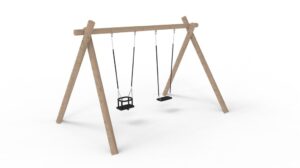Swing with Baby- and Safety Seats