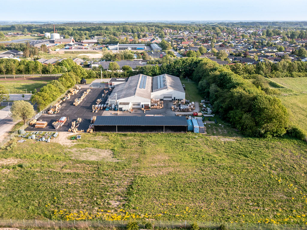 Norna Playgrounds drone billede fra luften