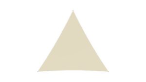 PE trekantet solsejl, 4x4x4 m