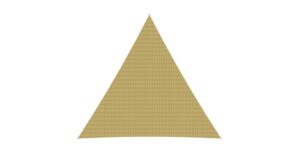 HDPE trekantet solsejl 4,2×4,2×4,2 m